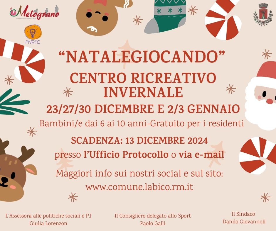 Centro Ricreativo Invernale "Natalegiocando" 