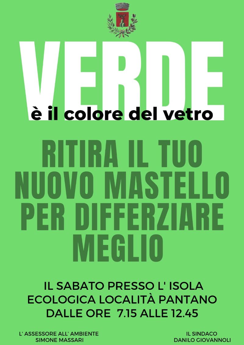 Verde è il colore del vetro